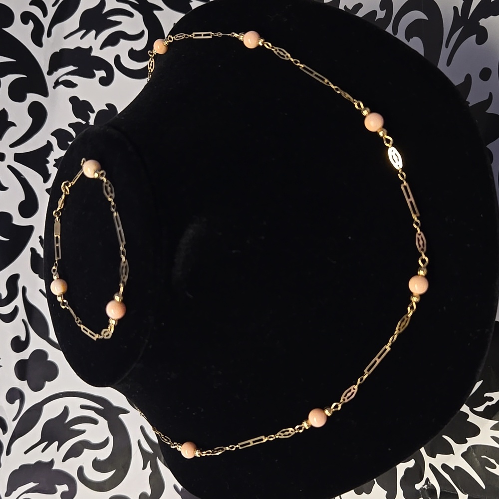 Vintage Monet necklace and bracelet set